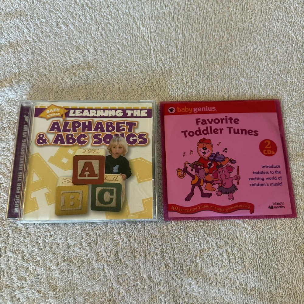 Kids' Baby Genius & Baby Scholar Music CD Lot, Pink Multi-color